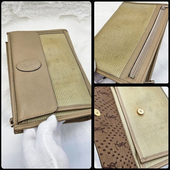 YSL  Portfolio PVC Clutch - Picture 16 of 17